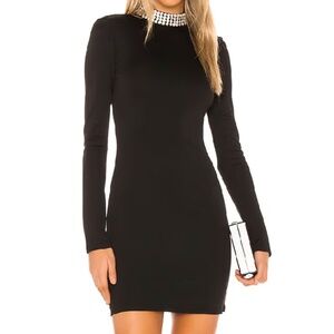 Alice + Olivia | Inka Embellished Long Sleeve Dress